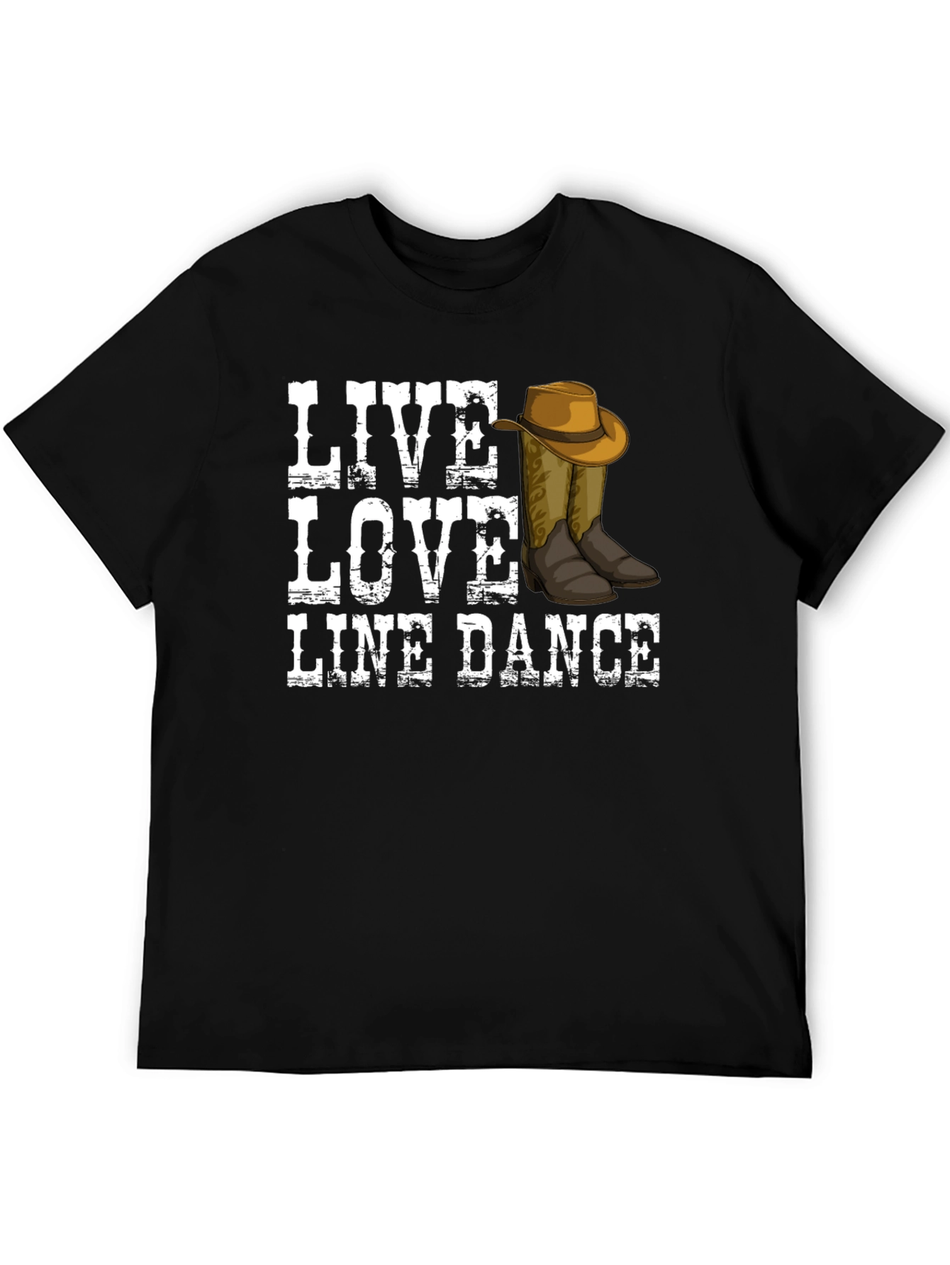 Live Love Line Dance Graphic Tee