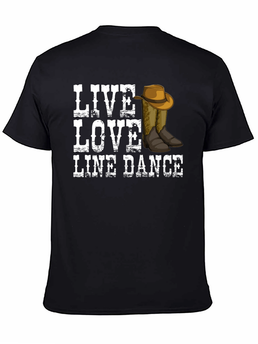 Live Love Line Dance Graphic Tee