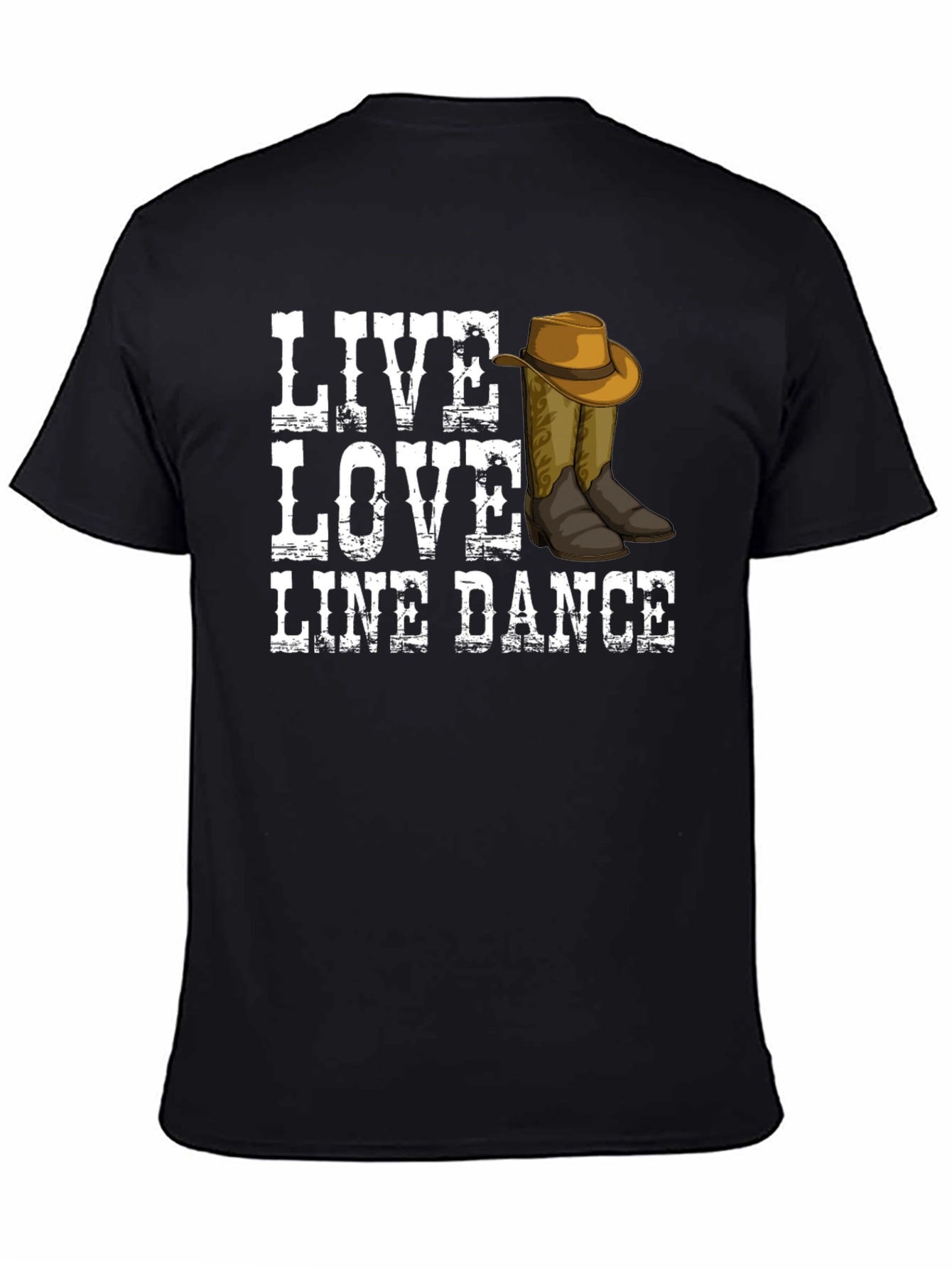 Live Love Line Dance Graphic Tee