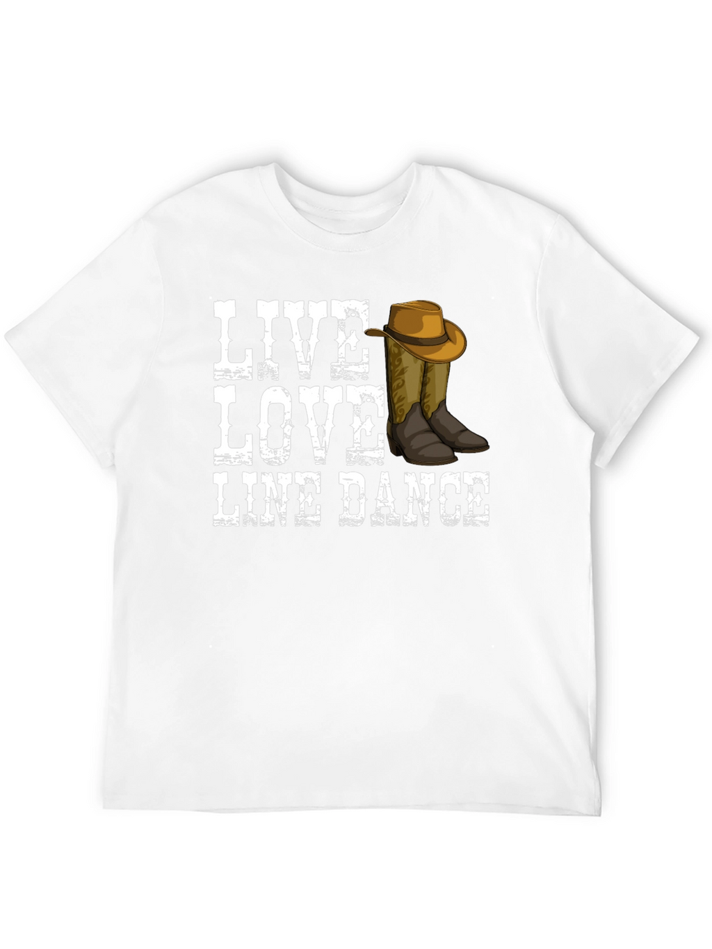 Live Love Line Dance Graphic Tee