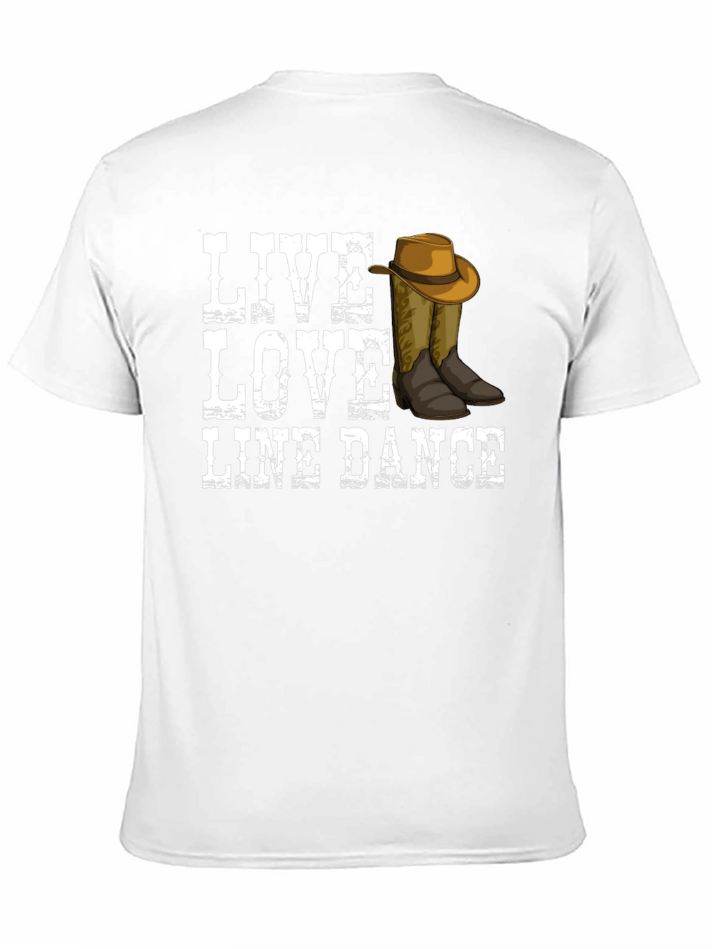 Live Love Line Dance Graphic Tee