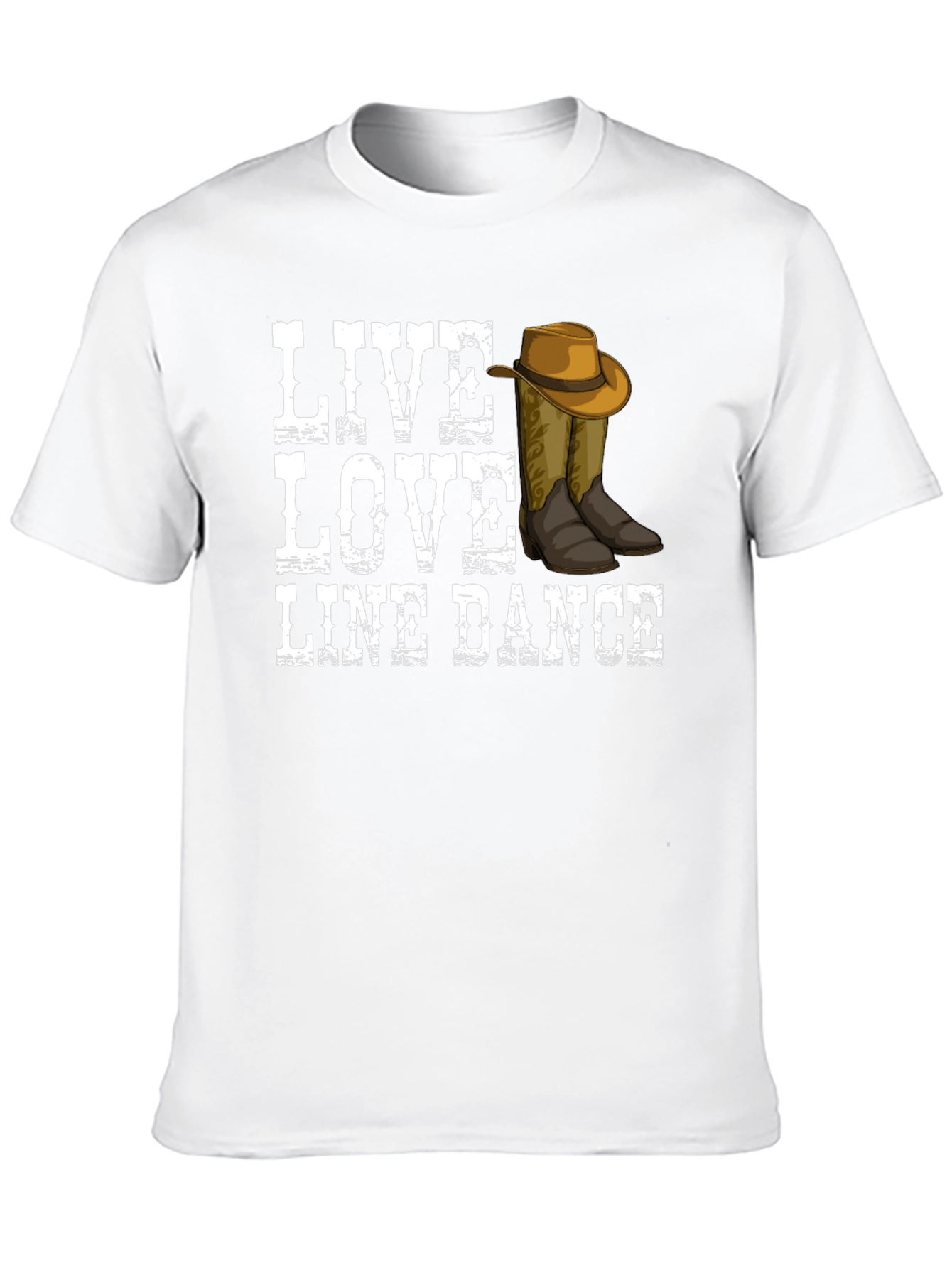Live Love Line Dance Graphic Tee