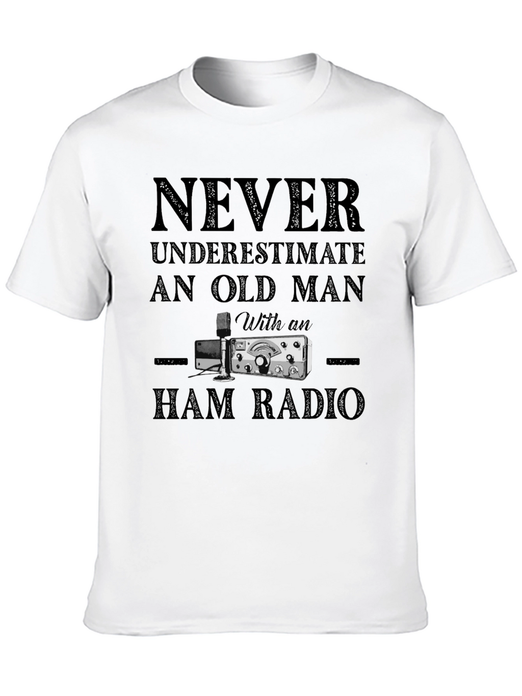 Old Man Ham Radio T-Shirt