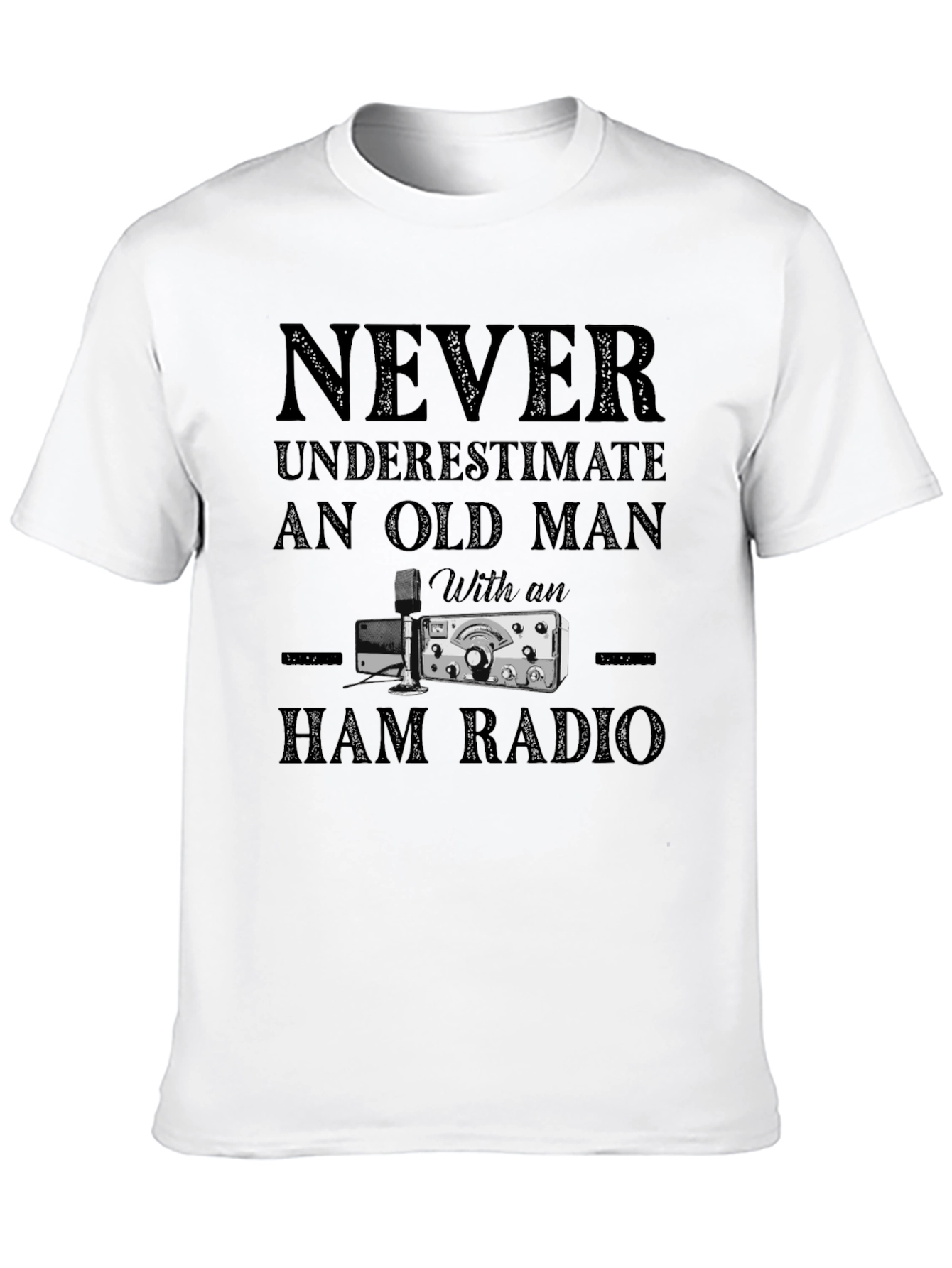 Old Man Ham Radio T-Shirt