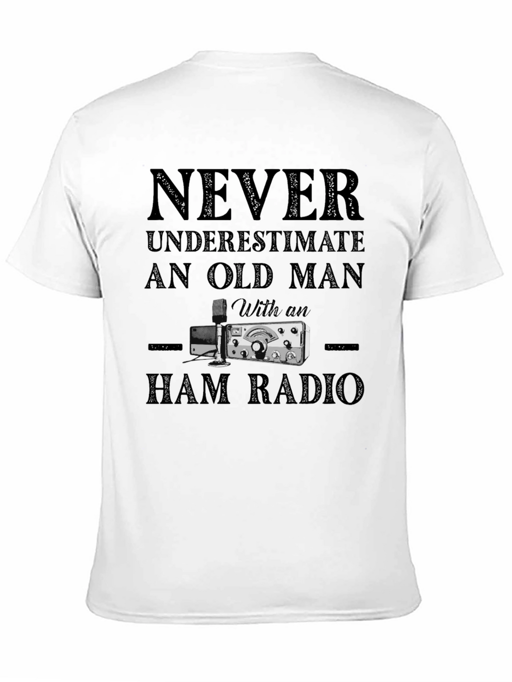 Old Man Ham Radio T-Shirt