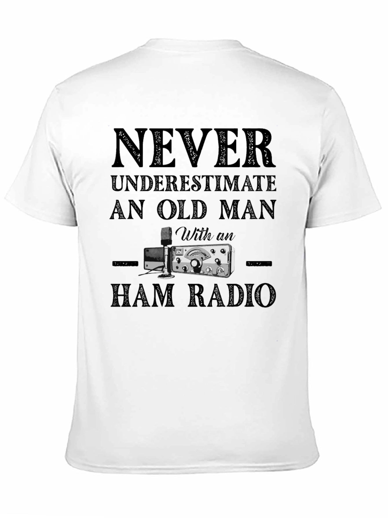 Old Man Ham Radio T-Shirt