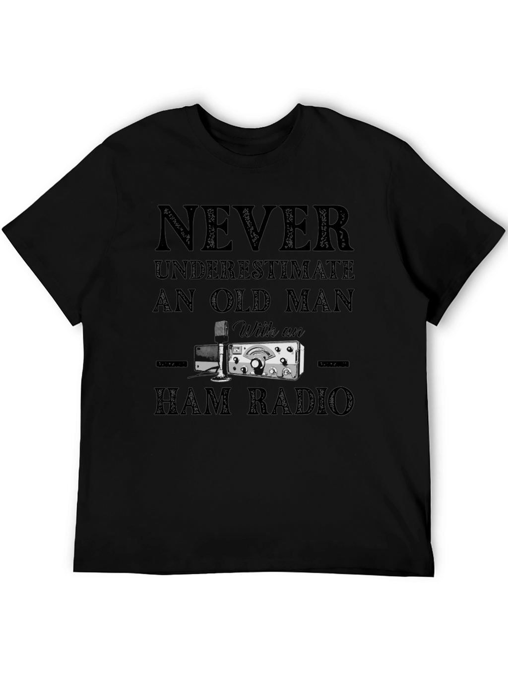 Old Man Ham Radio T-Shirt