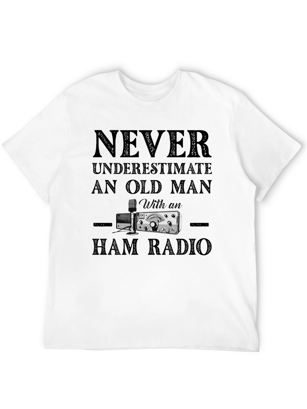 Old Man Ham Radio T-Shirt