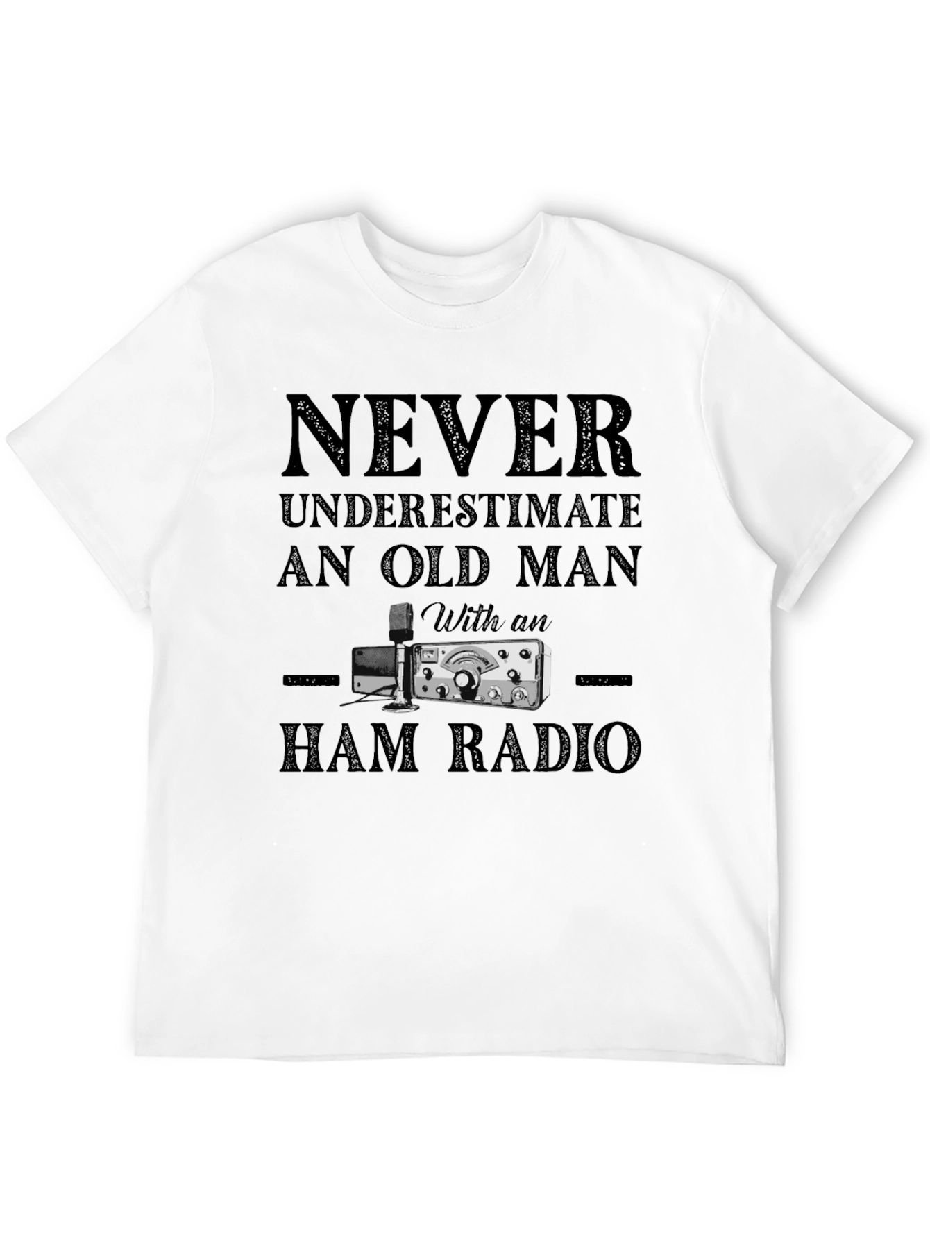 Old Man Ham Radio T-Shirt
