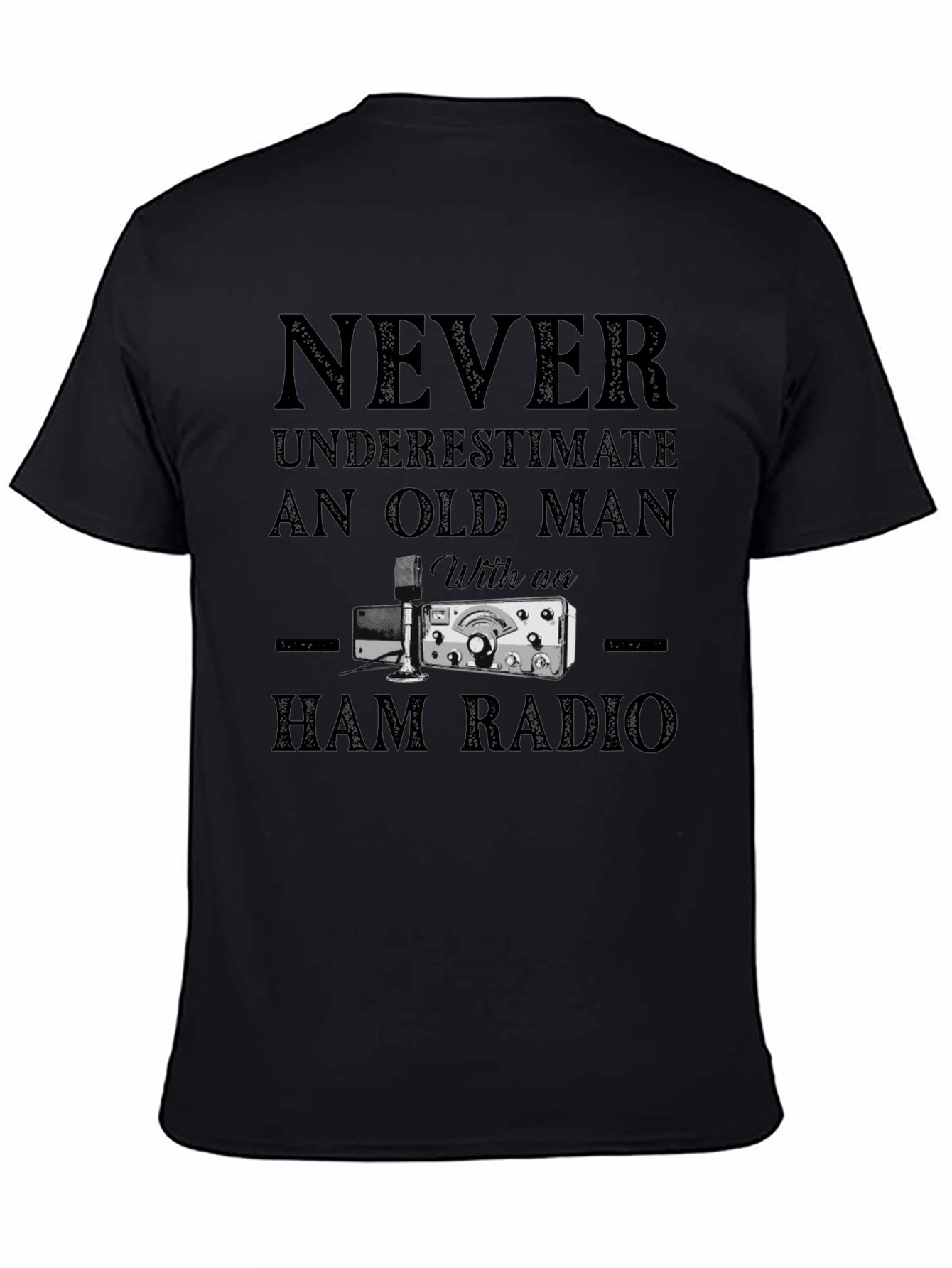Old Man Ham Radio T-Shirt