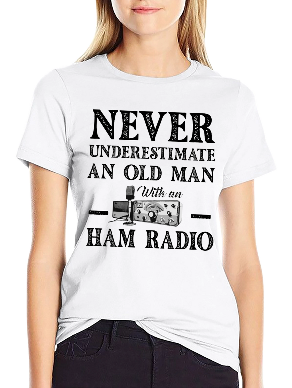 Old Man Ham Radio T-Shirt