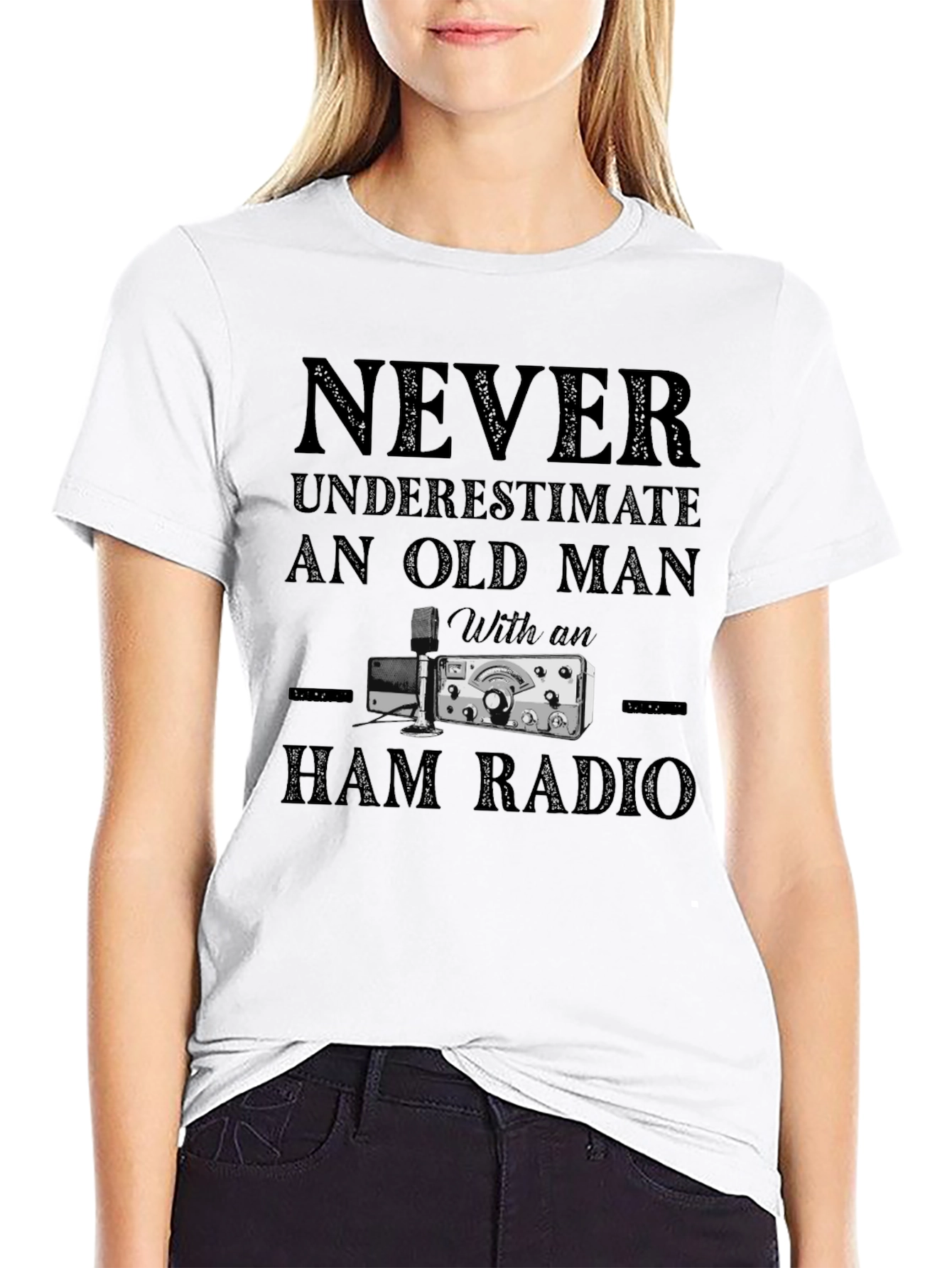 Old Man Ham Radio T-Shirt