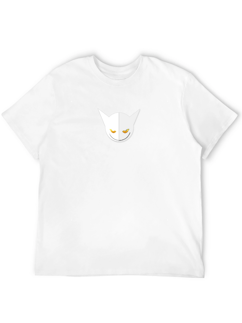 Mens Black T-Shirt with Abstract Graphic Design