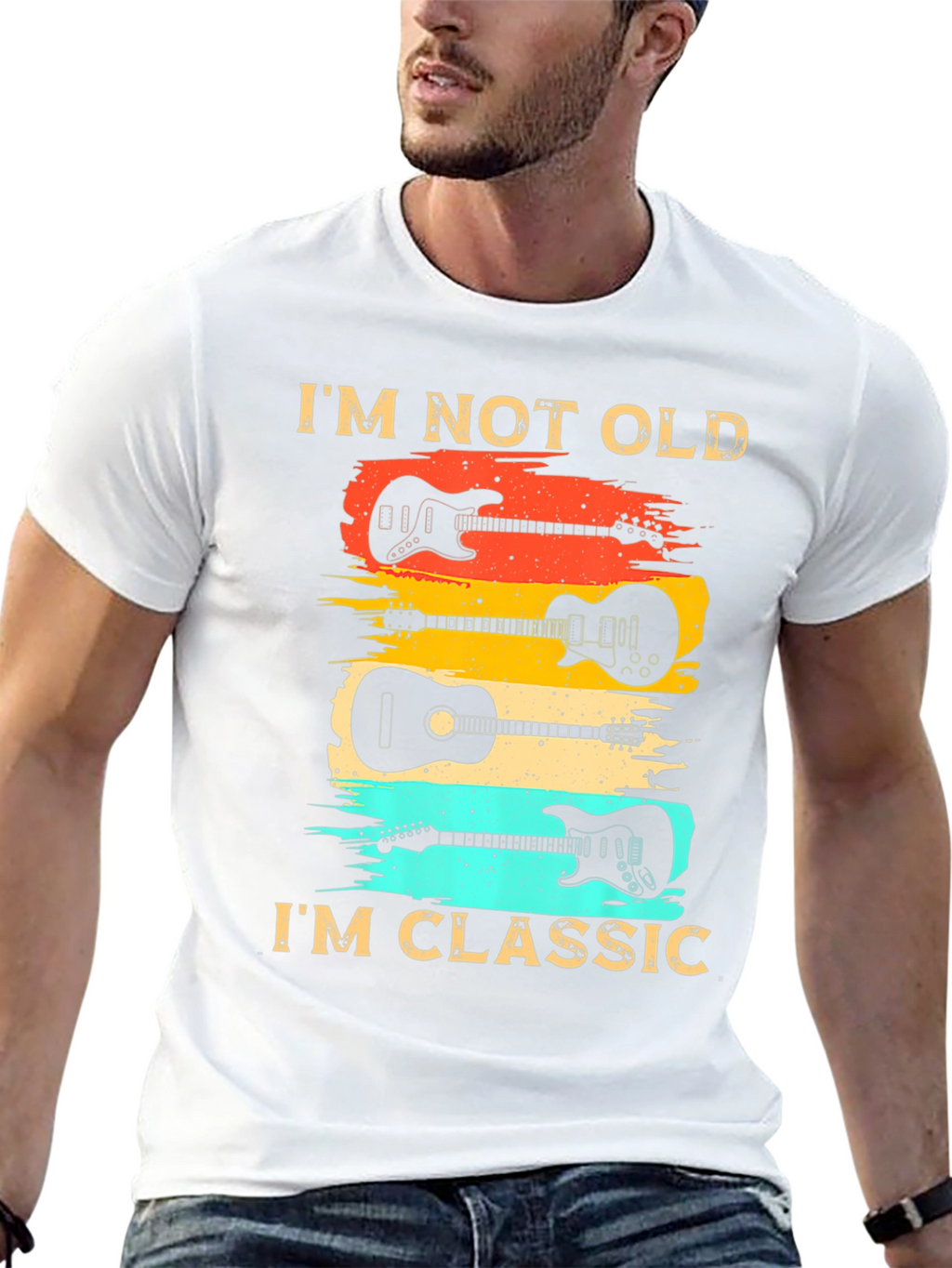 Classic Guitar T-Shirt - Im Not Old