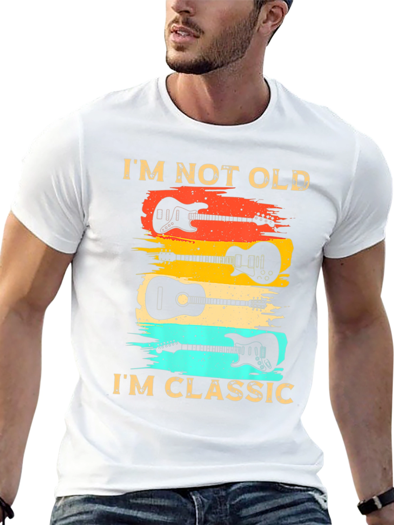 Classic Guitar T-Shirt - Im Not Old