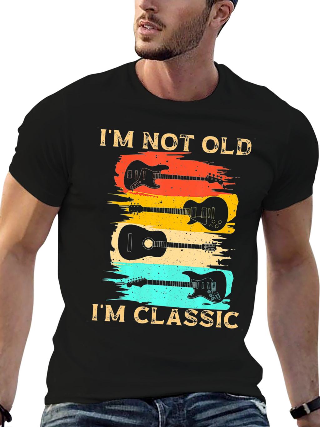 Classic Guitar T-Shirt - Im Not Old