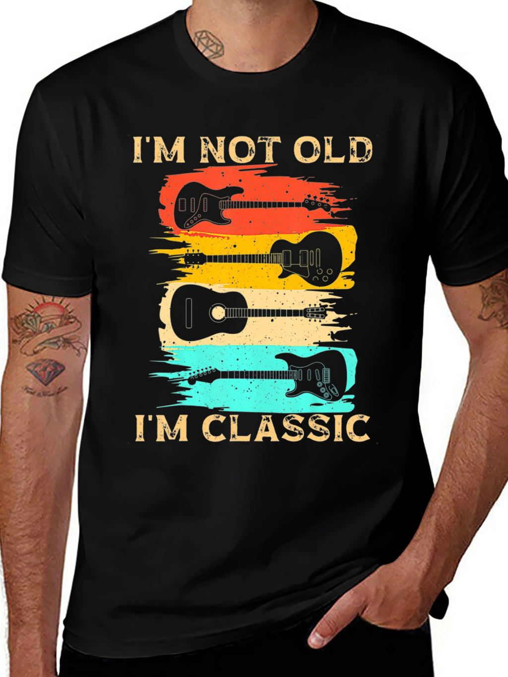 Classic Guitar T-Shirt - Im Not Old
