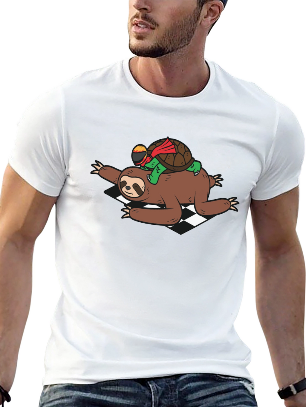 Sloth & Turtle Rider T-Shirt