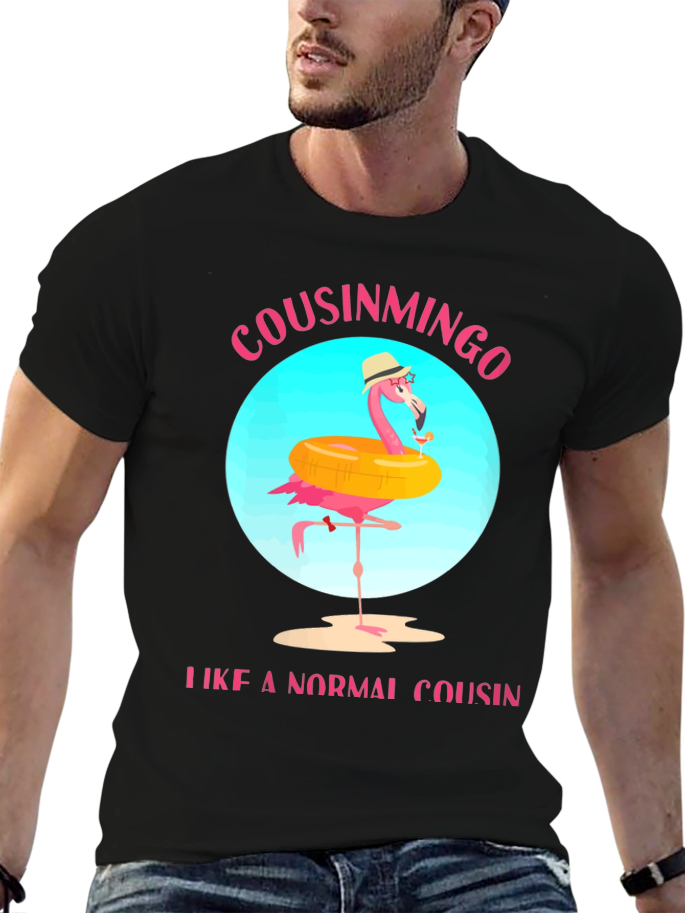 Cousinmingo Funny Flamingo Cousin T-Shirt