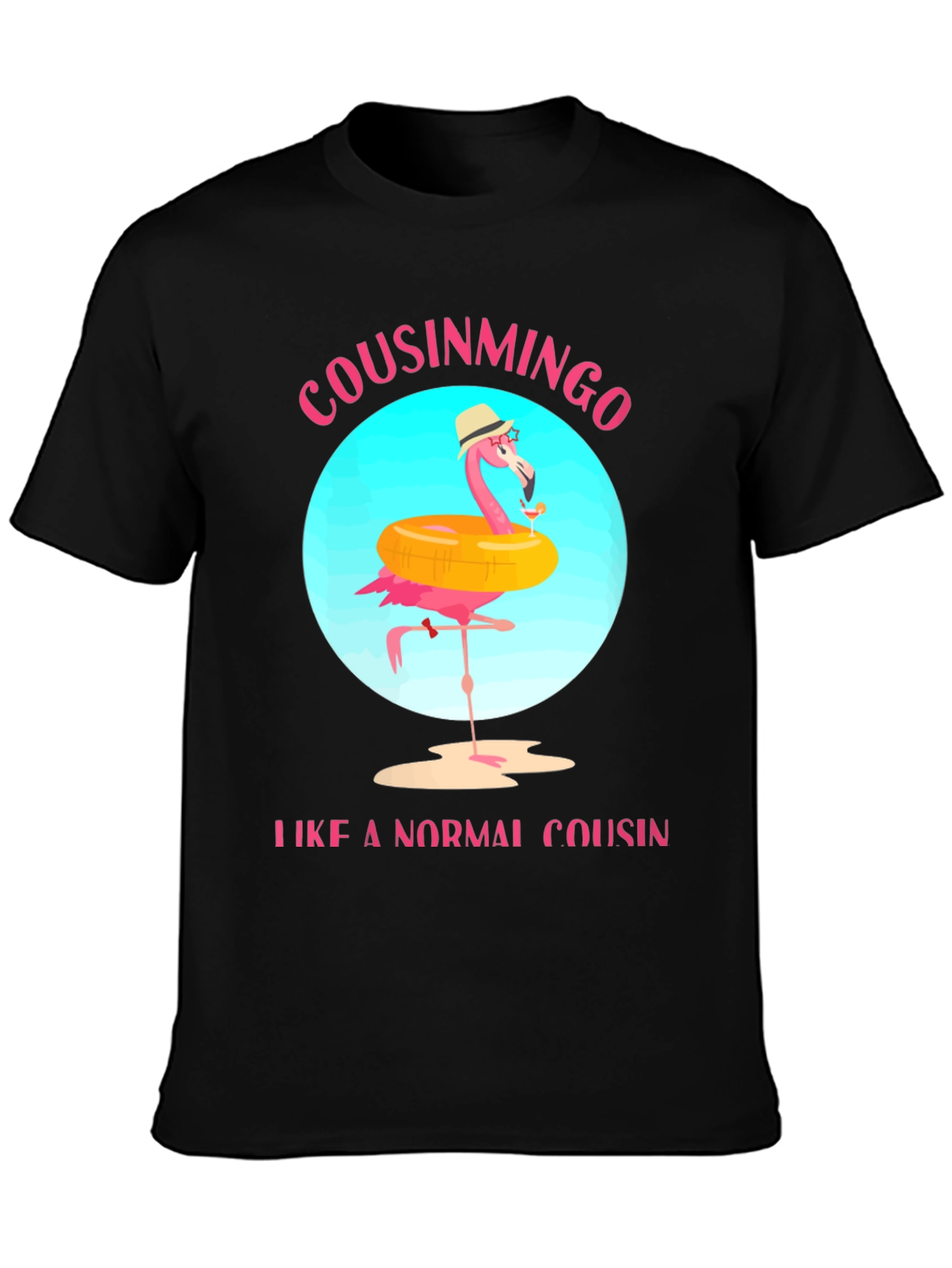 Cousinmingo Funny Flamingo Cousin T-Shirt