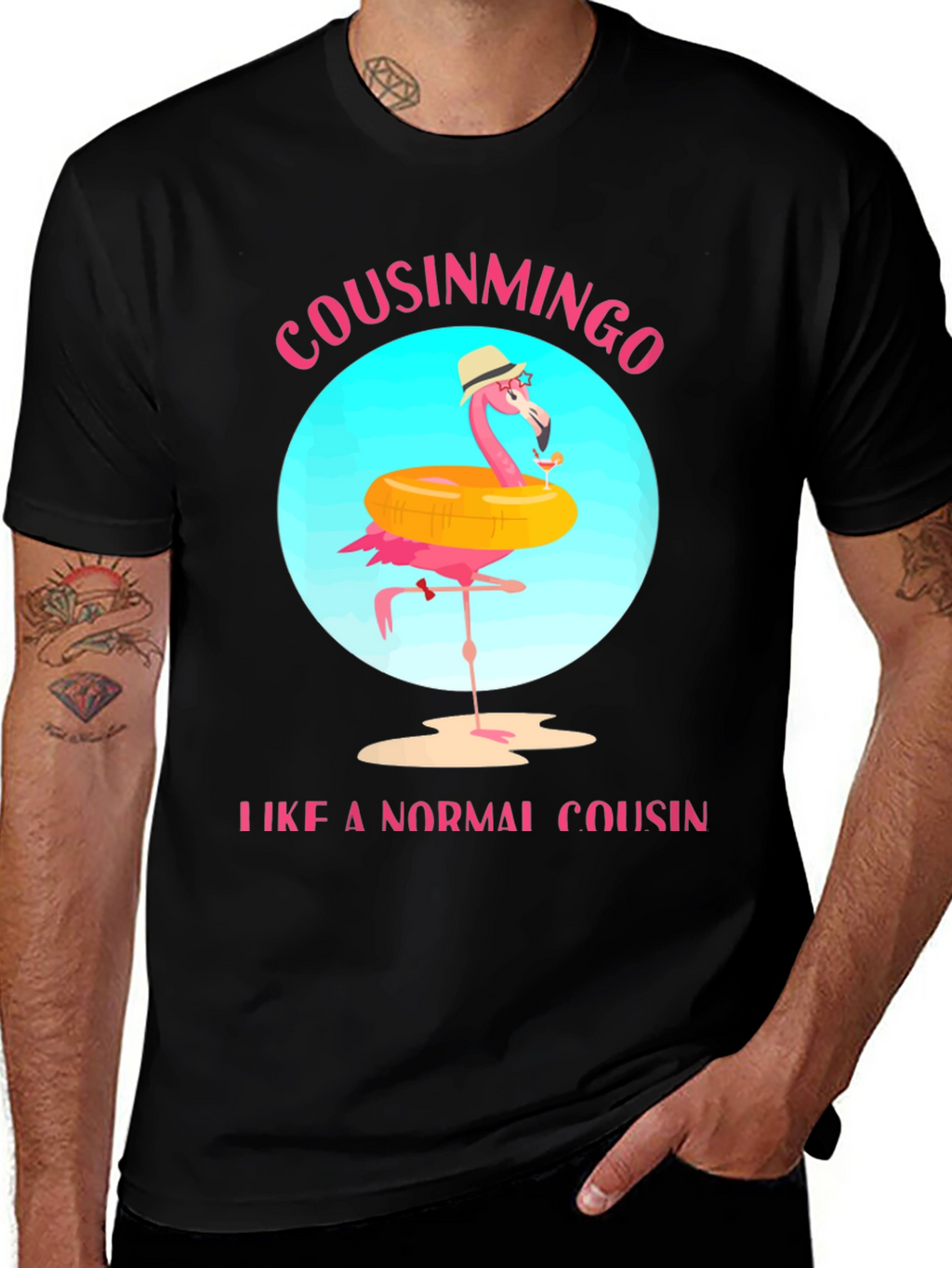 Cousinmingo Funny Flamingo Cousin T-Shirt