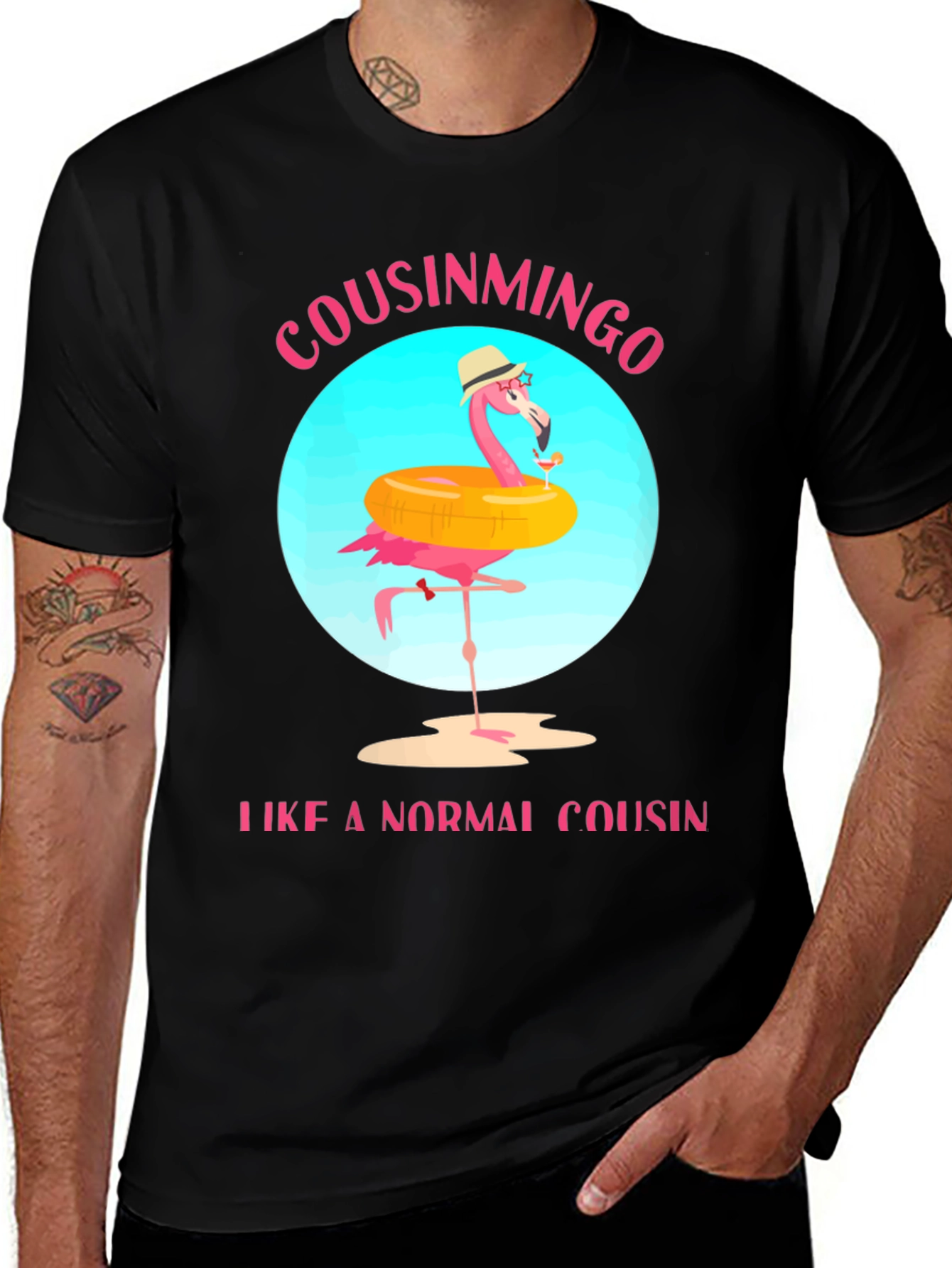 Cousinmingo Funny Flamingo Cousin T-Shirt