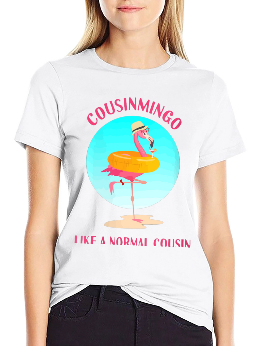 Cousinmingo Funny Flamingo Cousin T-Shirt