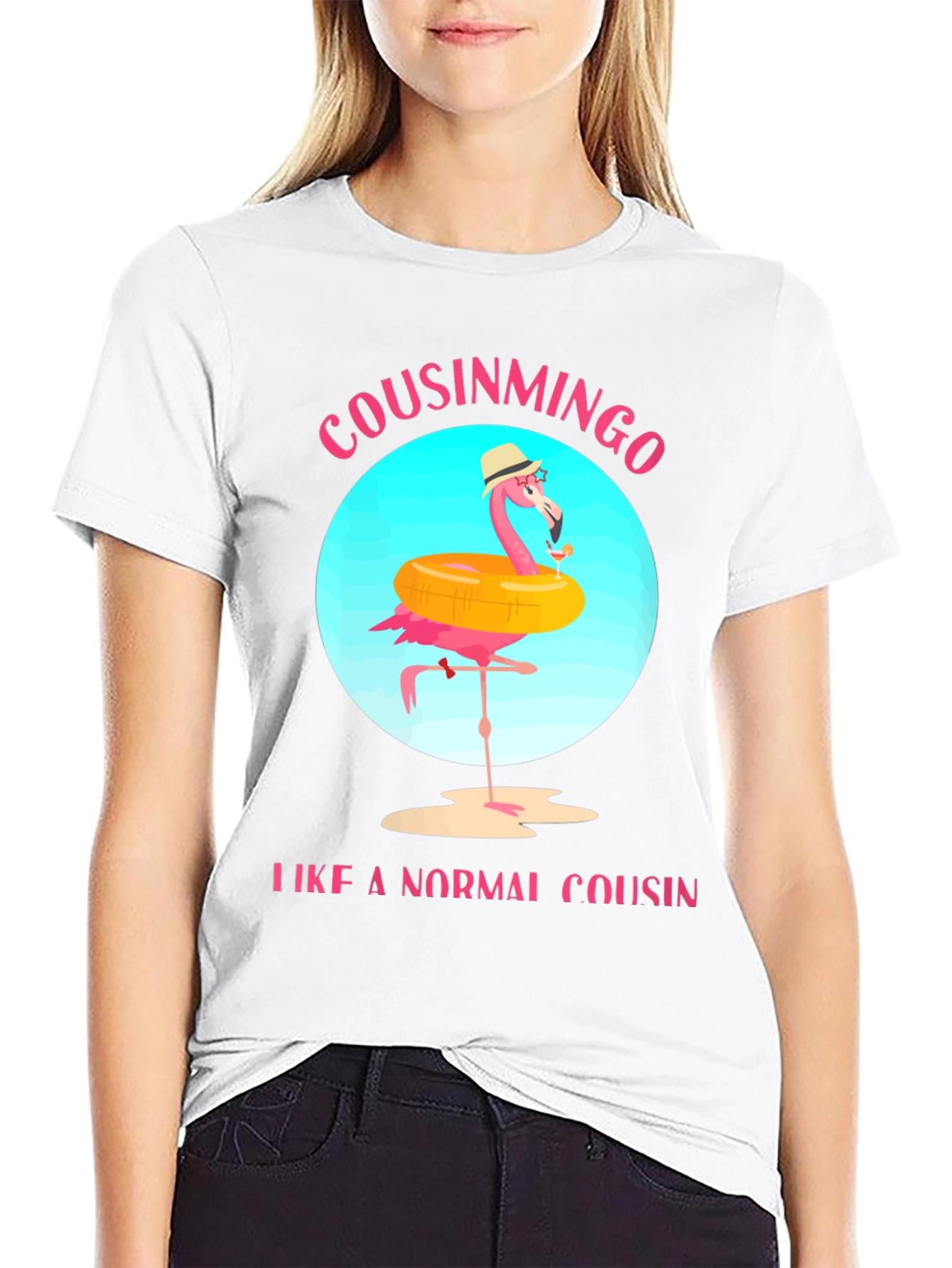 Cousinmingo Funny Flamingo Cousin T-Shirt