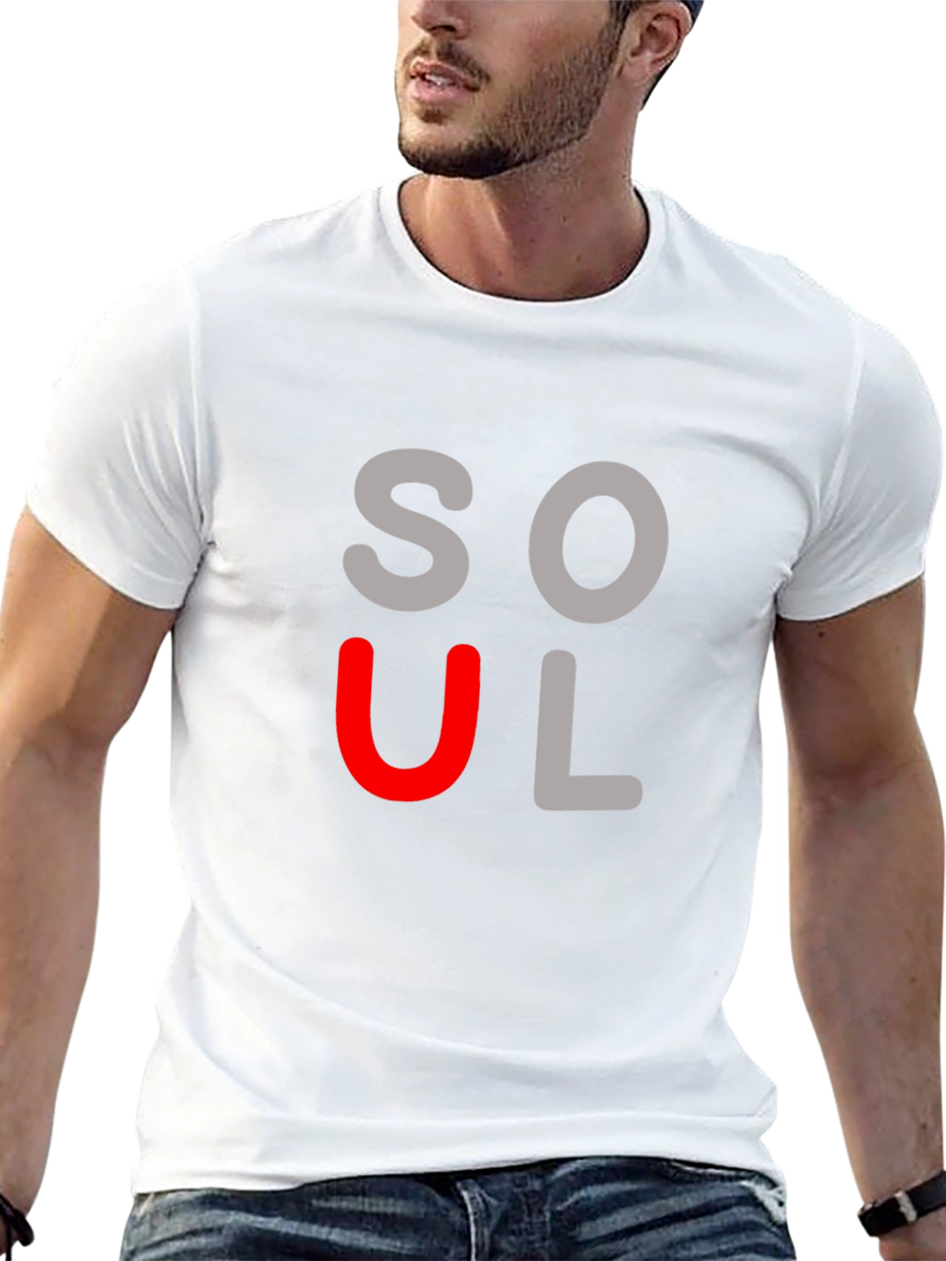 Soulful Black Graphic Tee