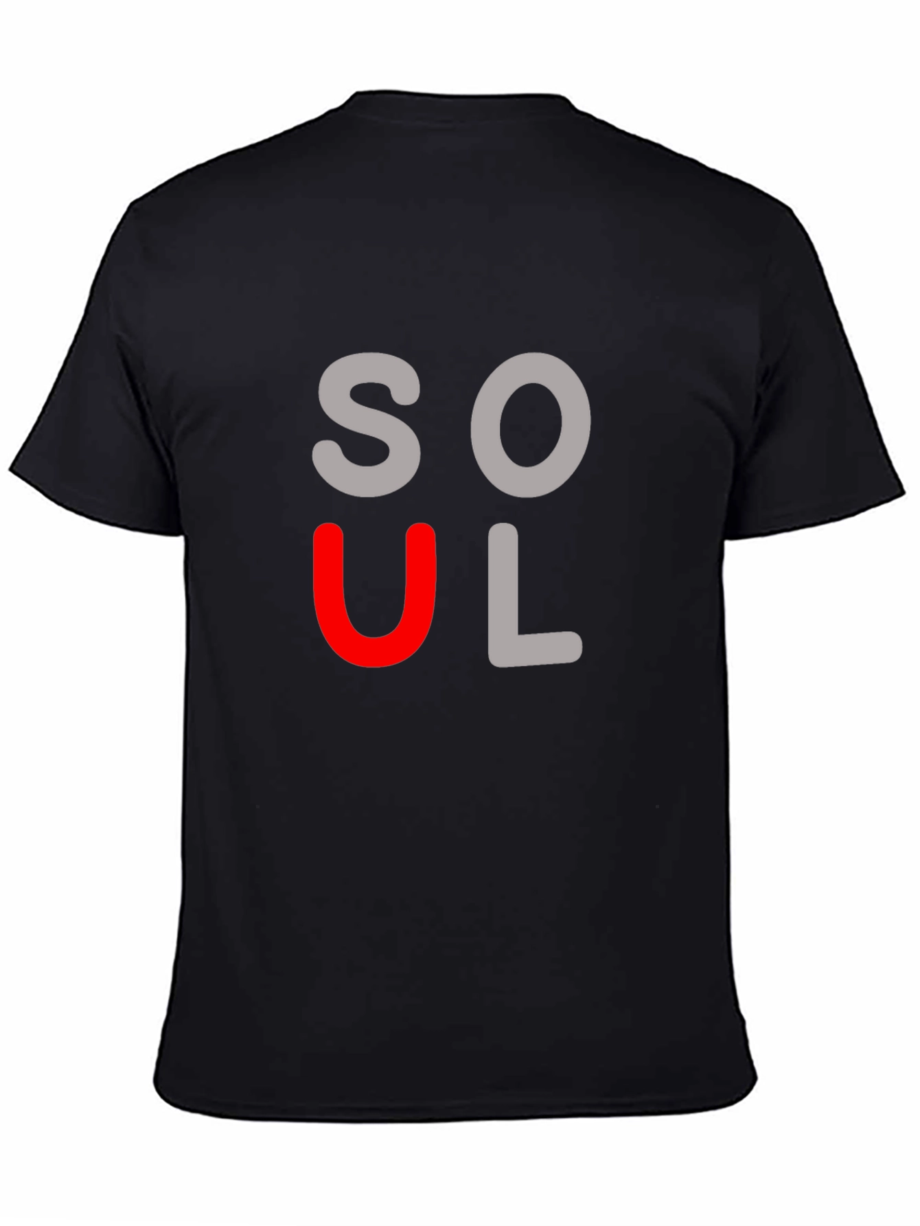Soulful Black Graphic Tee