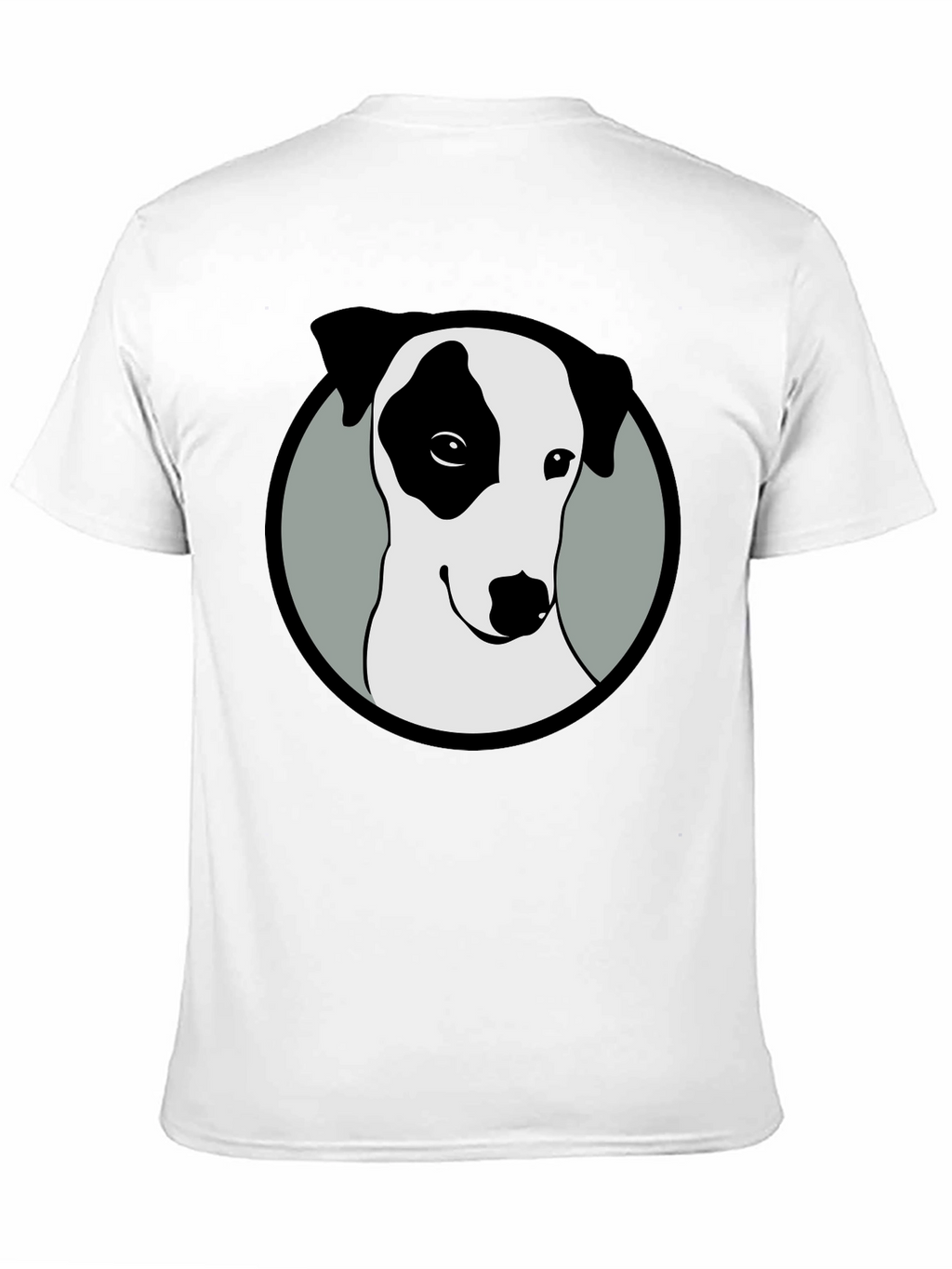 Dog Graphic Tee - Black Cotton Blend