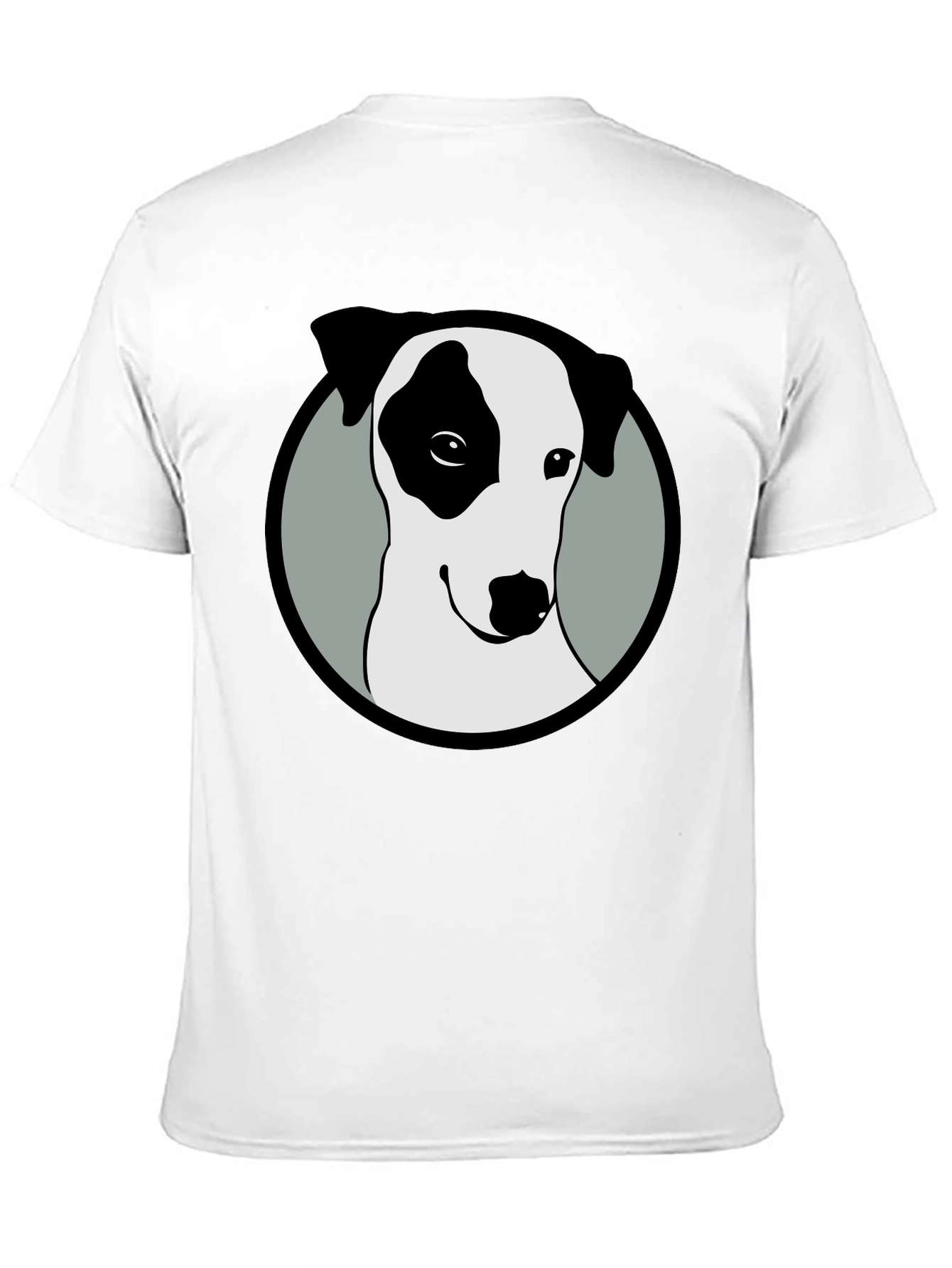 Dog Graphic Tee - Black Cotton Blend