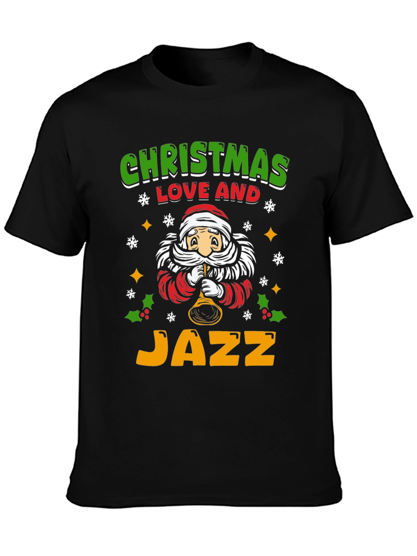 Christmas Love & Jazz Graphic T-Shirt