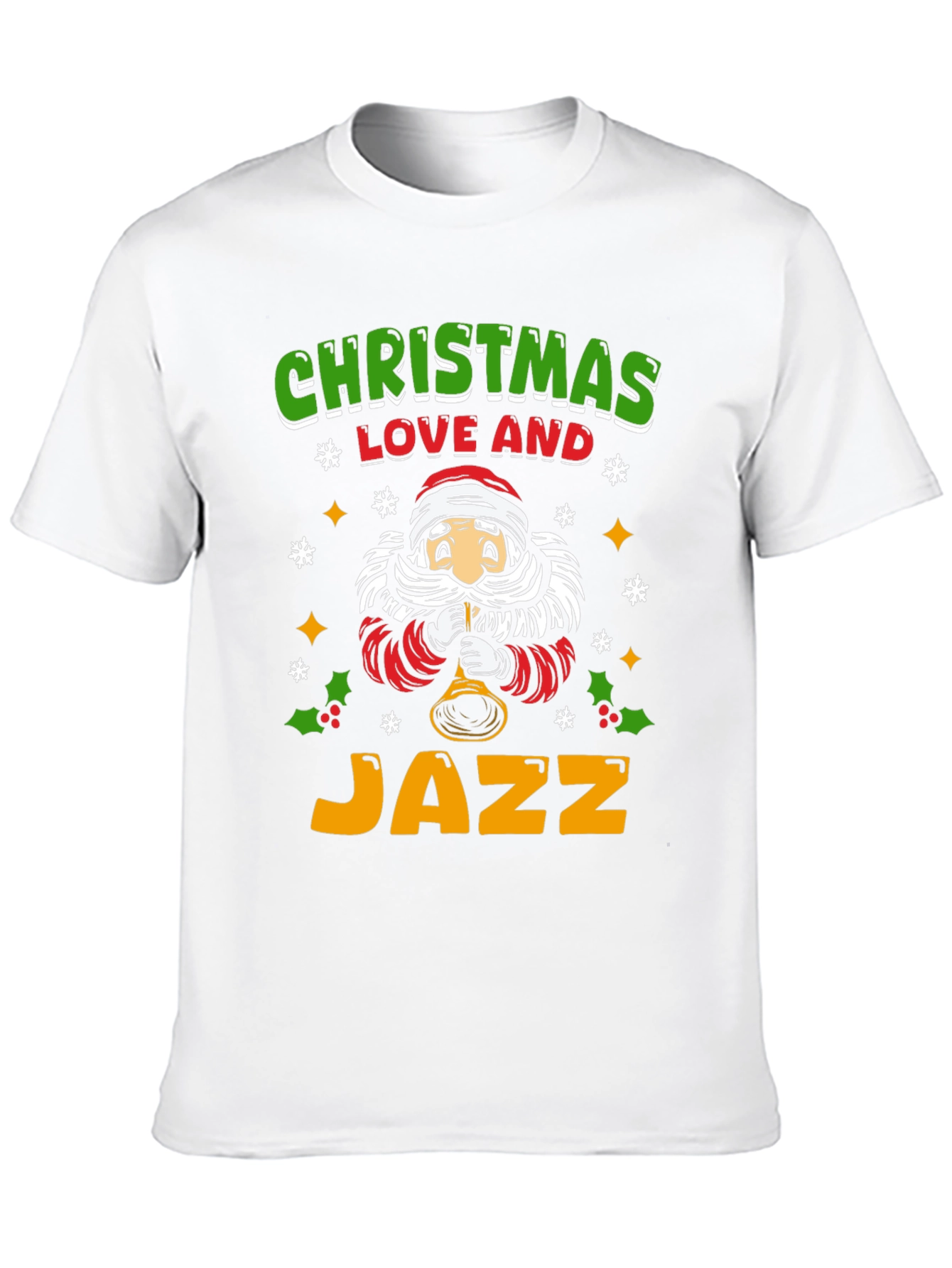Christmas Love & Jazz Graphic T-Shirt