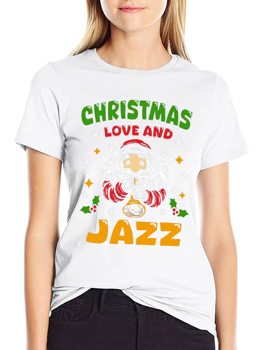 Christmas Love & Jazz Graphic T-Shirt