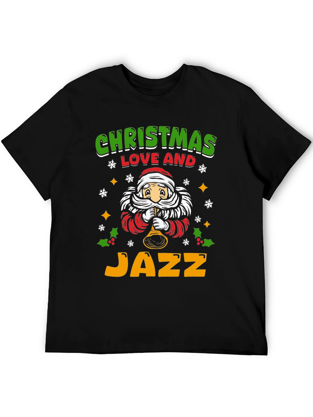 Christmas Love & Jazz Graphic T-Shirt