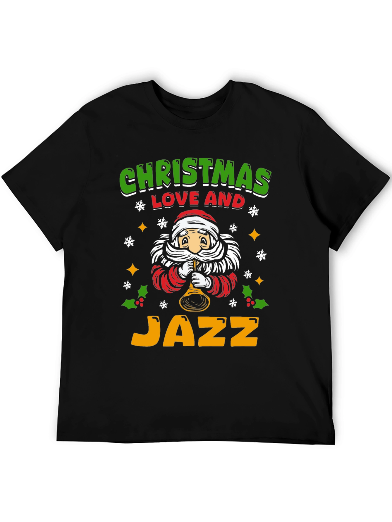 Christmas Love & Jazz Graphic T-Shirt