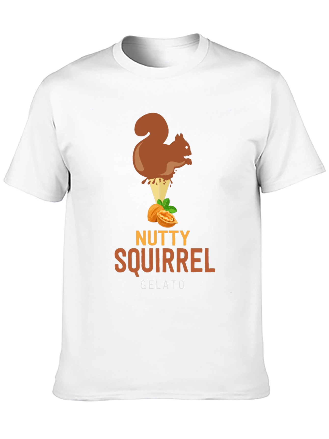 Nutty Squirrel Gelato T-Shirt - Fun Graphic Tee