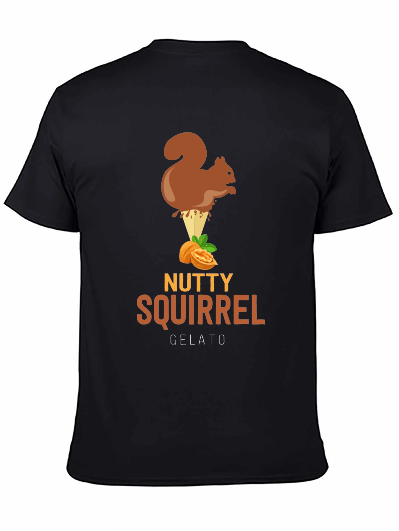 Nutty Squirrel Gelato T-Shirt - Fun Graphic Tee