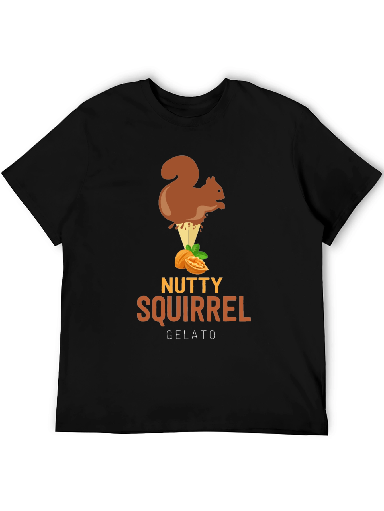 Nutty Squirrel Gelato T-Shirt - Fun Graphic Tee