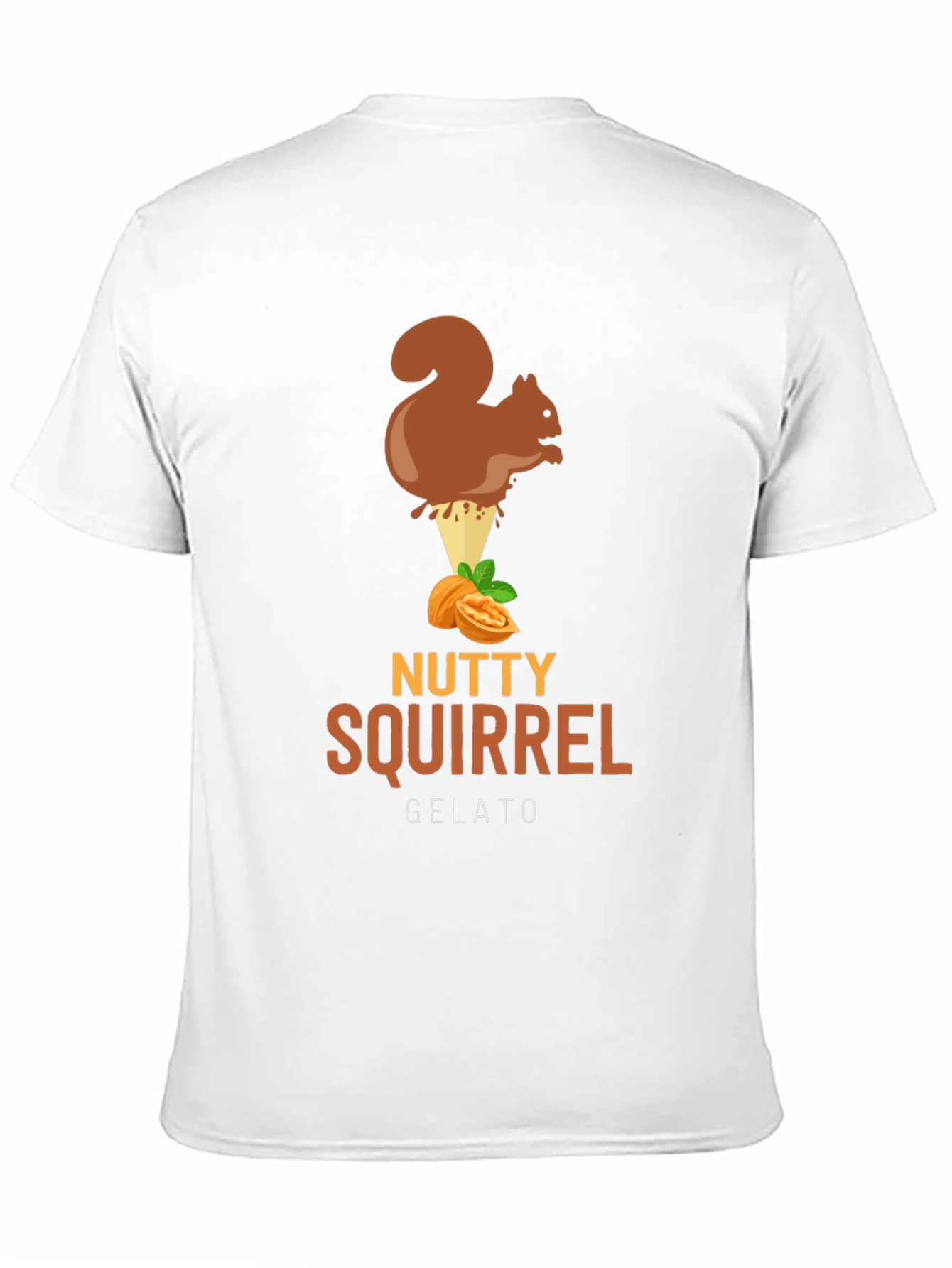 Nutty Squirrel Gelato T-Shirt - Fun Graphic Tee