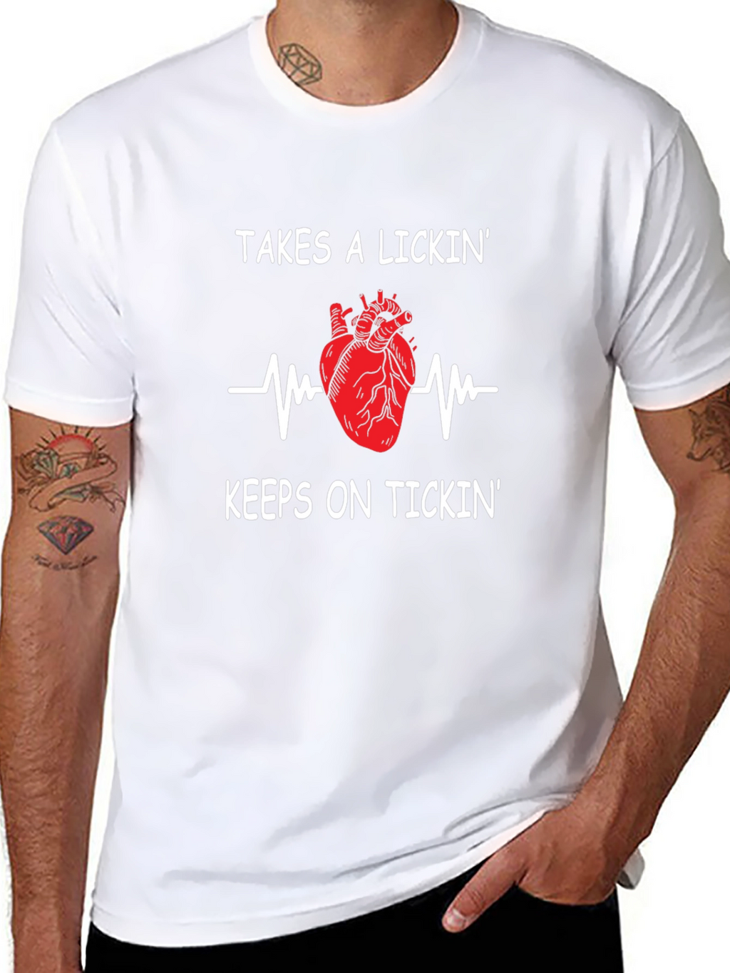 Takes A Lickin Keeps On Tickin Graphic Tee