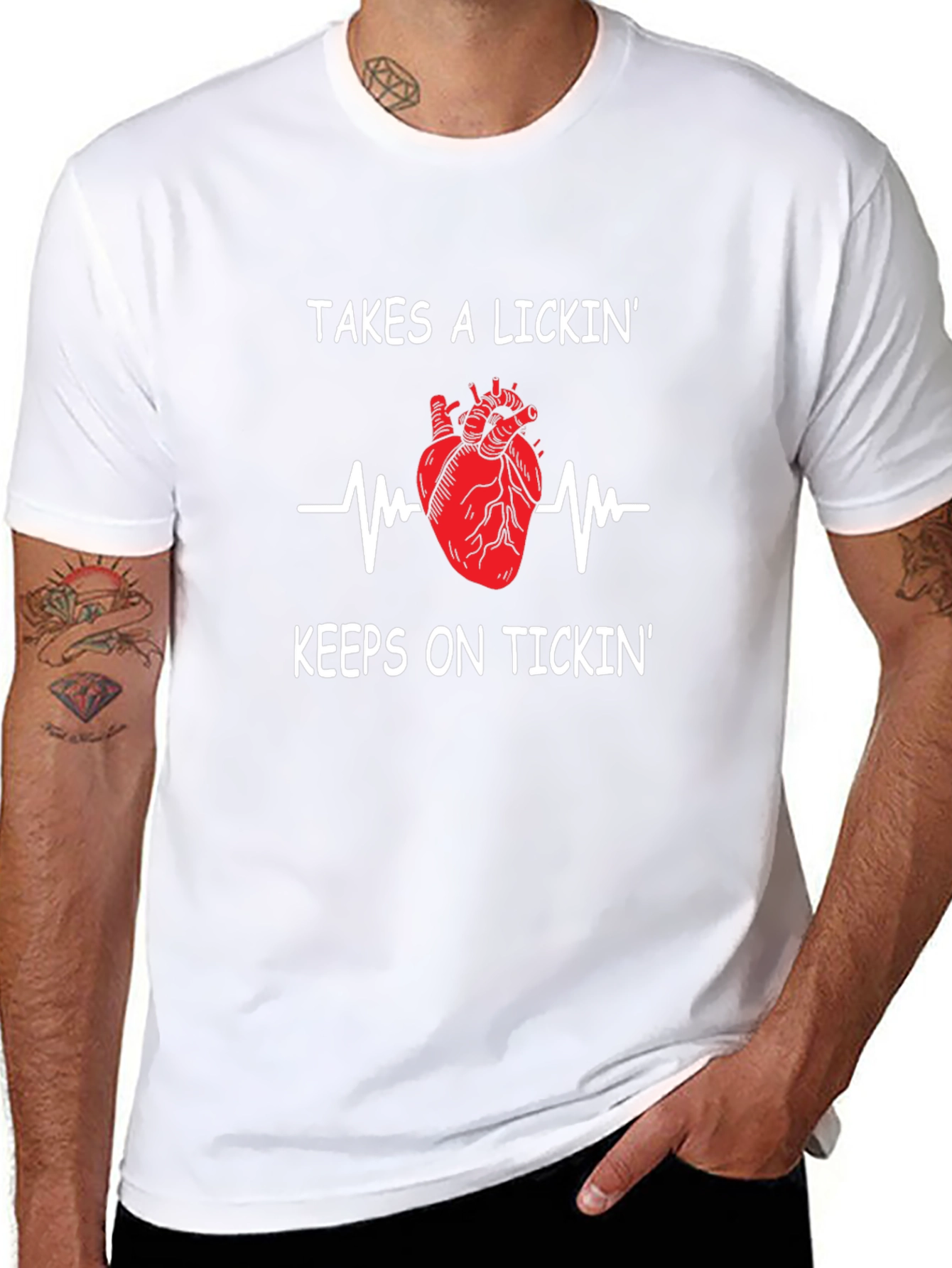 Takes A Lickin Keeps On Tickin Graphic Tee