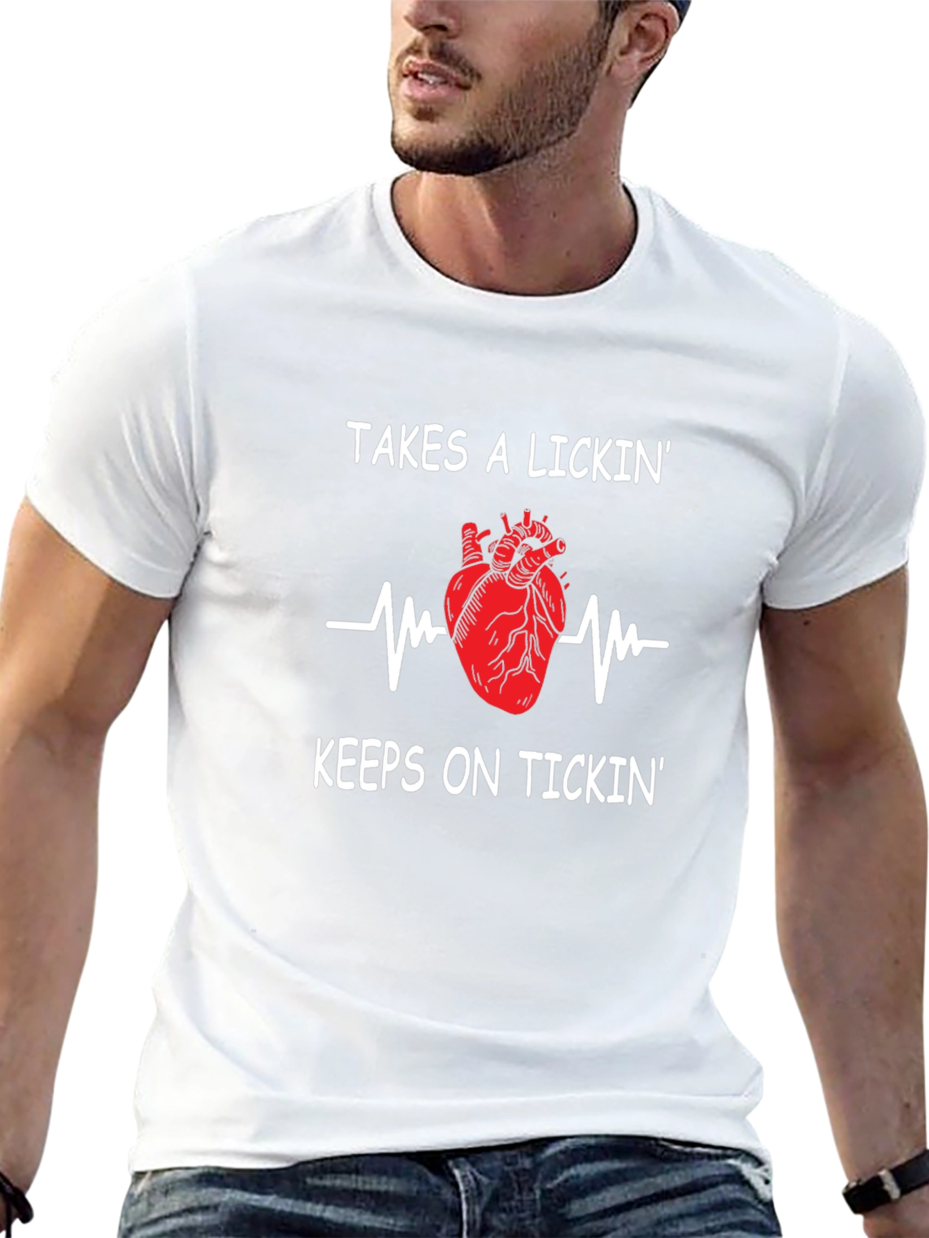 Takes A Lickin Keeps On Tickin Graphic Tee