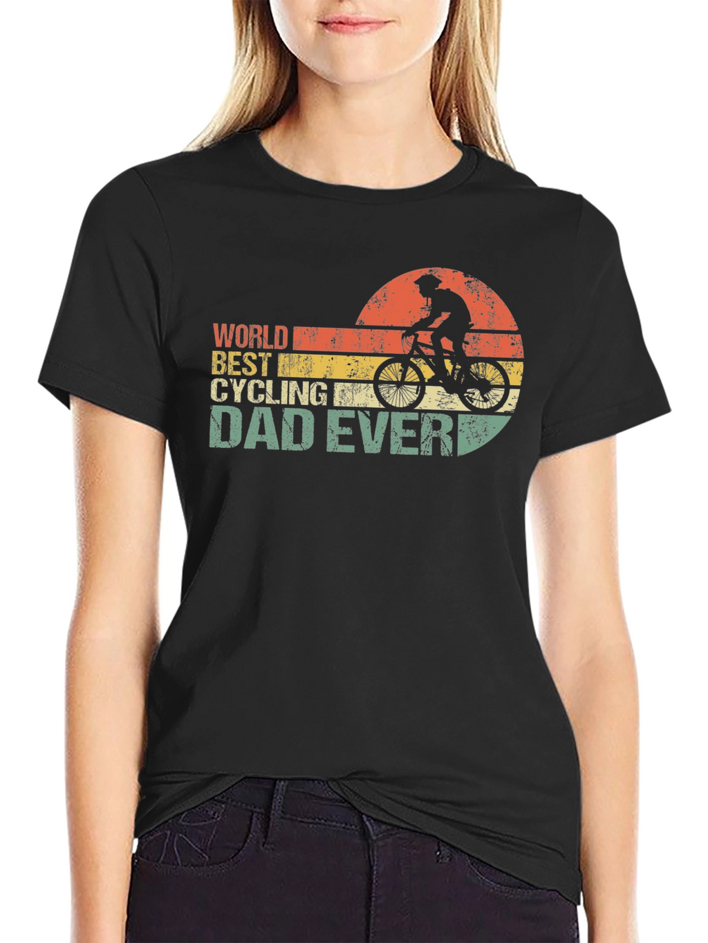 Worlds Best Cycling Dad Ever T-Shirt