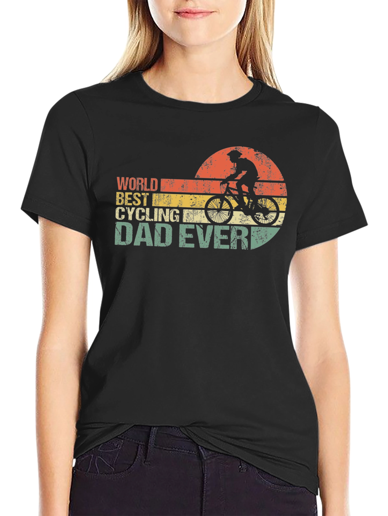 Worlds Best Cycling Dad Ever T-Shirt