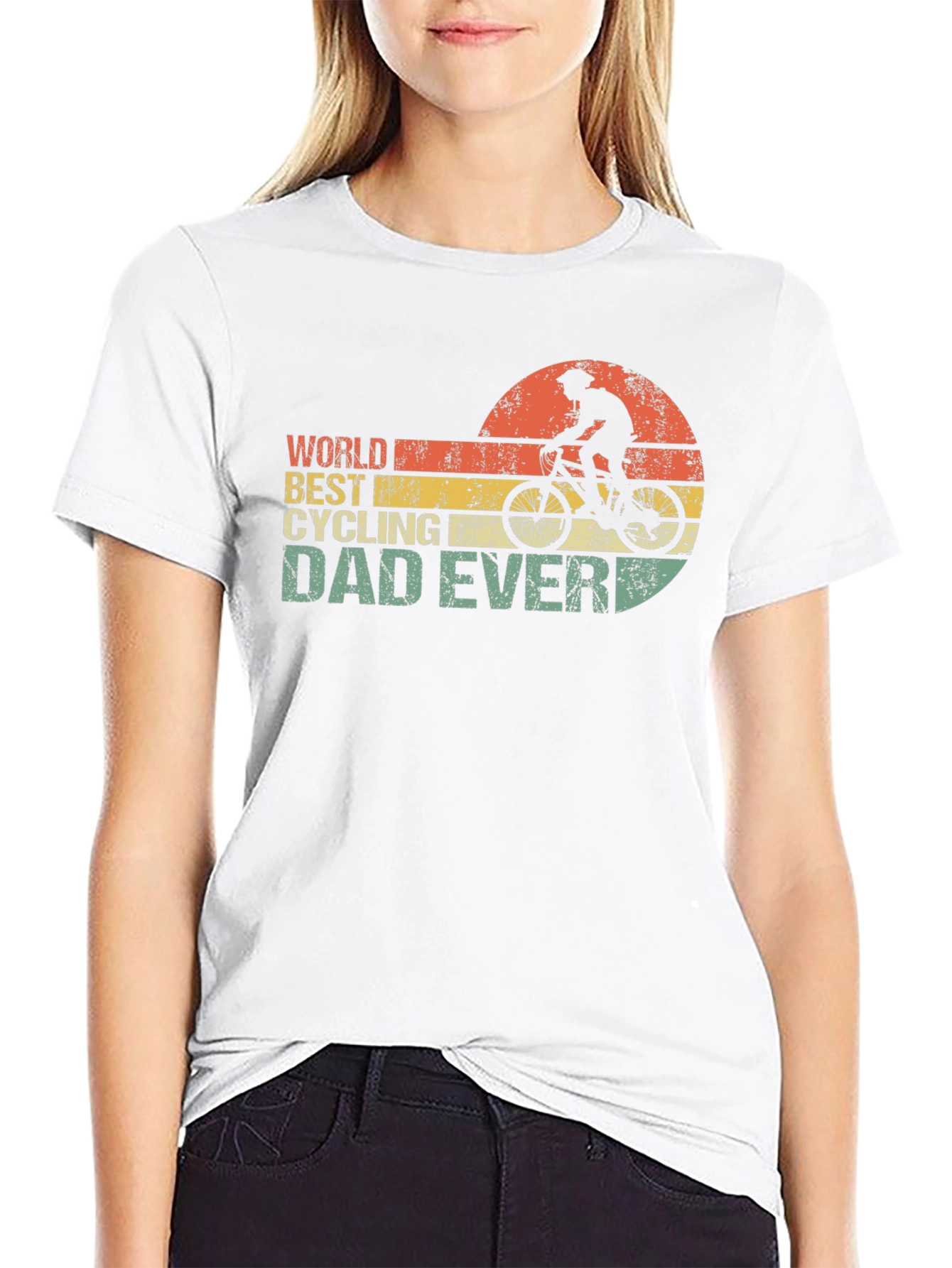 Worlds Best Cycling Dad Ever T-Shirt