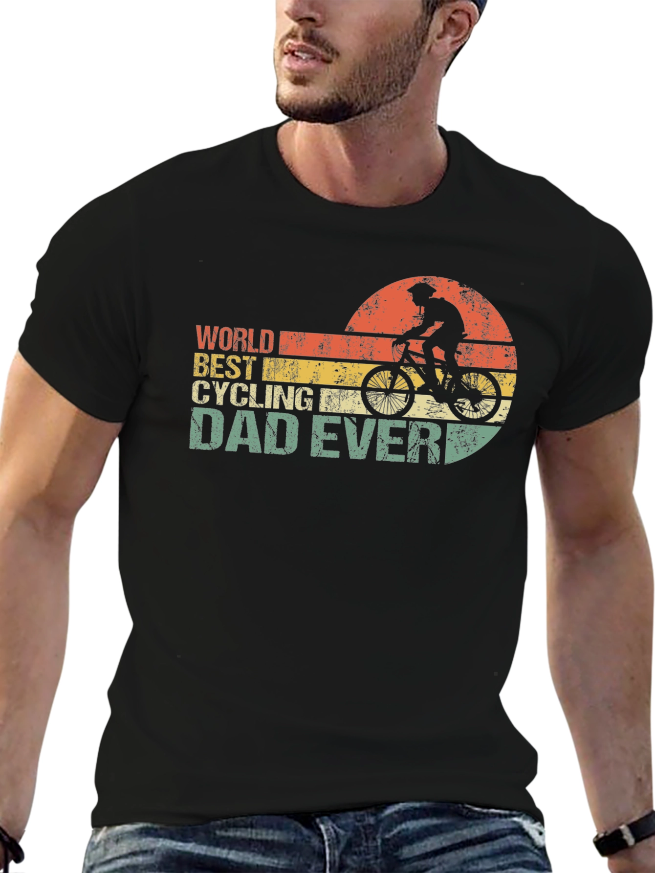 Worlds Best Cycling Dad Ever T-Shirt
