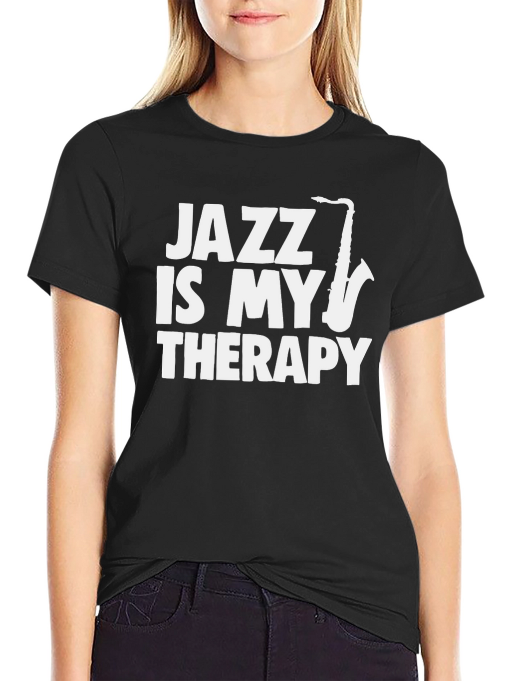 Jazz is My Therapy Graphic Tee