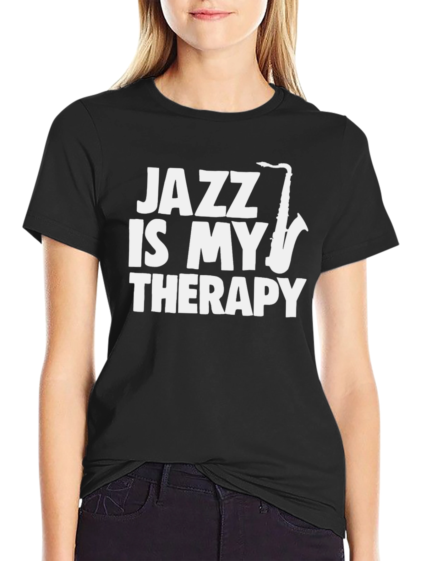 Jazz is My Therapy Graphic Tee